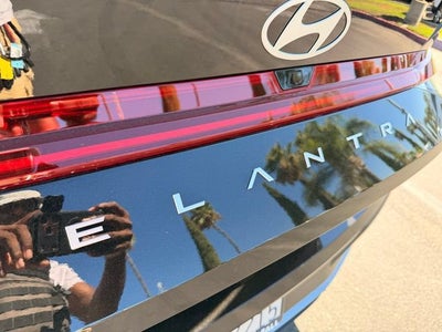 2025 Hyundai Elantra Hybrid Blue