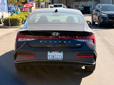 2025 Hyundai Elantra Hybrid Blue