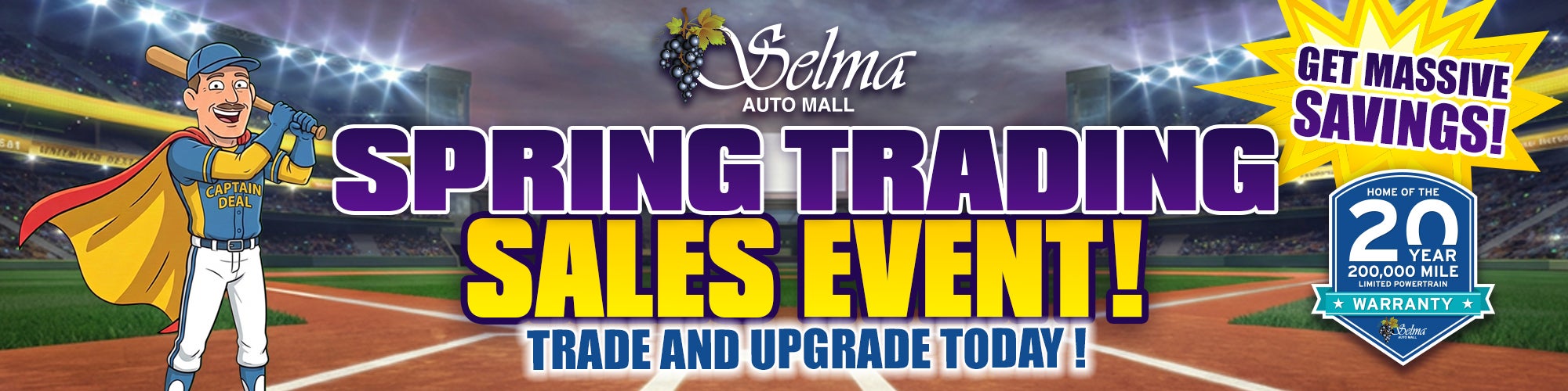 SPRING TRADING SALES EVENT 